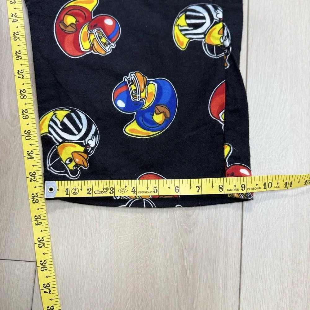 Mountain Ridge Men's Duck‎ Football Print Lounge Pants XXL Black Cotton NWT PJs